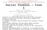 Social Studies – Form 1 Term 1: Civilisations Based on the National Curriculum Framework- Secondary (2010) Om Varma-Associate Professor Mauritius Institute.