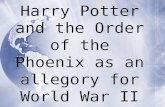 Harry Potter and the Order of the Phoenix as an allegory for World War II.