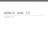 WORLD WAR II Chapter 15. Section 1: The Allies Turn the Tide.