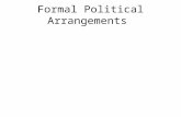 Formal Political Arrangements. URBAN POLITICAL INSTITUTIONS & PROCESSES The Legal Framework of Cities. A.The 10th Amendment of the U.S. Constitution states.
