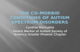 Cynthia Macluskie Parent Mentor of Autism Society of America Greater Phoenix Chapter.