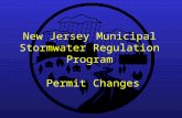 New Jersey Municipal Stormwater Regulation Program Permit Changes.
