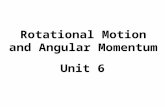 Rotational Motion and Angular Momentum Unit 6. A particle at point P at a fixed distance r from origin is rotating about axis O. Lesson 1 : Angular Position,