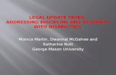 Monica Martin, Dwannal McGahee and Katherine Nutt George Mason University.