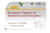 Available at  Evolution: Patterns of Similarity and Divergence Vanessa Couldridge Richard Knight.