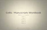 Celtic Manuscripts Workbook Slides to accompany Page 6 Page 8 Page 11 Page 12 Page 13 No permission is granted to download, photocopy or retrieve these.