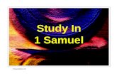 Study In 1 Samuel Presentation 16. David And Goliath Chapter 17v 1-58 Presentation 16.