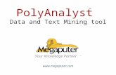 © 2007 Megaputer Intelligence Inc. PolyAnalyst Data and Text Mining tool Your Knowledge Partner TM  TM.