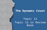 The Dynamic Crust Topic 12 Topic 12 in Review Book.