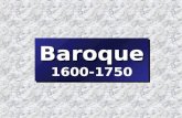 Baroque Baroque 1600-1750. 1600 – the modern world.