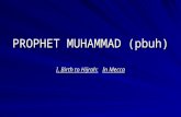 PROPHET MUHAMMAD (pbuh) I. Birth to Hijrah: In Mecca.