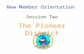 New Member Orientation Session Two The Pioneer District.