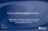 Coccidioidomycosis Valley Fever, San Joaquin Valley Fever, Desert Rheumatism, Posadas-Wernicke Disease, Coccidioidal Granuloma.