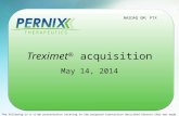 Treximet ® acquisition May 14, 2014 NASDAQ GM: PTX The following is a slide presentation relating to the proposed transaction described therein that was.