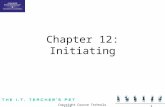 Copyright Course Technology 2001 1 Chapter 12: Initiating.