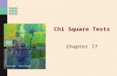 Chi Square Tests Chapter 17. Nonparametric Statistics >A special class of hypothesis tests >Used when assumptions for parametric tests are not met Review: