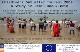 Children’s SWB after Tsunami 2004: A Study in Tamil Nadu/India Dr. Silvia Exenberger- Vanham & Ao. Univ. Prof. Dr. Barbara Juen Marie Curie International.
