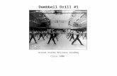Dumbbell Drill #1 United States Military Academy Circa 1900.