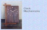 Clock Mechanisms. This picture shows the basic Quartz clock mechanism, Locking nut and Hands. Parts.