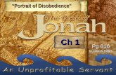 “Portrait of Disobedience” “Portrait of Disobedience” Pg 816 In Church Bibles Ch 1.