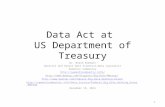 Data Act at US Department of Treasury Dr. Brand Niemann Director and Senior Data Scientist/Data Journalist Semantic Community