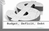 Budget, Deficit, Debt By PresenterMedia.com PresenterMedia.com.