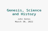Genesis, Science and History John Oates May 5, 2015May 5, 2015May 5, 2015.