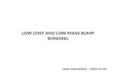 LOW COST AND LOW MASS BUMP BONDING SAMI VAEHAENEN – CERN PH-ESE 1.