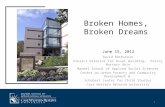 Broken Homes, Broken Dreams David Rothstein Project Director for Asset Building, Policy Matters Ohio Mandel School of Applied Social Sciences Center on.