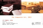 All rights reserved All rights reserved | Preliminary & Tentative The Companies Act, 2013.