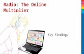 Radio: The Online Multiplier Key Findings. Background Why we conducted this study 1.