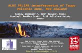 ALOS PALSAR interferometry of Taupo Volcanic Zone, New Zealand Sergey Samsonov 1,3, John Beavan 1, Chris Bromley 2, Bradley Scott 2, Gill Jolly 2 and Kristy.