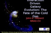 John E. Hibbard NRAO-CV Interaction Driven Galaxy Evolution: The Fate of the Cold Gas “The Evolution of Galaxies through the Neutral Hydrogen Window”,