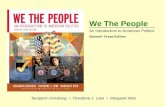 We The People An Introduction to American Politics Seventh Texas Edition Benjamin Ginsberg  Theodore J. Lowi  Margaret Weir.