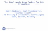 The Ideal Angle Beam Probes for DGS Evaluation Wolf Kleinert, York Oberdoerfer, Gerhard Splitt, GE Sensing & Inspection Technologies GmbH, Huerth, Germany.