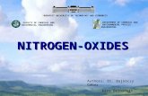 NITROGEN-OXIDES Authors: Dr. Bajnóczy Gábor Kiss Bernadett BUDAPEST UNIVERSITY OF TECHNOLOGY AND ECONOMICS DEPARTMENT OF CHEMICAL AND ENVIRONMENTAL PROCESS.