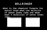 BELLRINGER What is the chemical formula for water? Draw what one molecule of water looks like and draw what 5 molecules of water looks like. 1 Molecule.