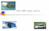 The PEM Fuel Cells. Frick Laboratory, Princeton University Catalyst Layer Pt/C with Proton Conducting Polymer Proton Conducting Membrane H2H2 Pt C H 2.