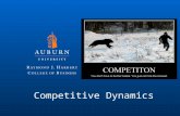 Competitive Dynamics. What is Competitive Dynamics? COMPETITIVE DYNAMICS - Total set of actions and responses of all firms competing within a market COMPETITIVE.