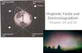 Magnetic Fields and Electromagnetism Chapter 24 and 26.