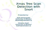 Xmas Tree Scan Detection with Snort Presented by: Aqila Dissanayake University of Windsor dissanaa@uwindsor.ca Olalekan Kadri University of Windsor kadrio@uwindsor.ca.