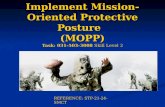 Implement Mission-Oriented Protective Posture (MOPP) Task: 031-503-3008 Skill Level 2 REFERENCE: STP-21-24-SMCT.