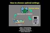 How to choose optimal settings Mechanical Ventilation Equipment Patient Decision taking Peter C. Rimensberger Pediatric and Neonatal ICU Department of.