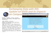 Exchanging Data with INS: Update on SEVIS and its Impacts on Campus Patty Croom, Student Academic Records Team Leader, Michigan State University Jim Ellis,
