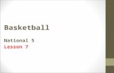 Basketball National 5 Lesson 7. Today we will…  Approaches to developing performance  Practical assessment  Unit assessment (written responses)  Issue.