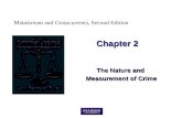 Mainstream and Crosscurrents, Second Edition Chapter 2 The Nature and Measurement of Crime.