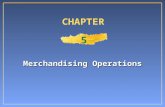 Merchandising Operations CHAPTER 5 Differences Between Service and Merchandising Companies Service enterprises perform services as their primary source.