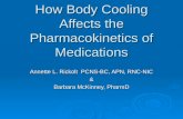 How Body Cooling Affects the Pharmacokinetics of Medications Annette L. Rickolt PCNS-BC, APN, RNC-NIC & Barbara McKinney, PharmD.