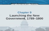 The American Nation Chapter 9 Launching the New Government, 1789–1800.
