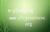 E-pledging . .